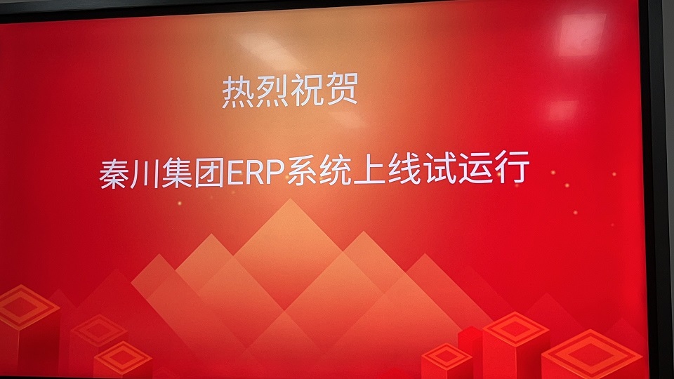 The ERP project of Qinchuan Group has successfully launched